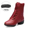 Zapatos de mujer para danza moderna, zapatos de suela blanda para baile cuadrado de todas las estaciones, zapatos de baile de marinero, botas de baile largas, zapatos de baile, zapatos de baile latino