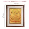Thangka de Buda Yuan Hui Pintado à Mão Pintura Pendurada da Buda Mãe Branca Nepal Feito à Mão Xizang Moldura de Foto de Madeira Maciça Pintura de Decoração de Interiores