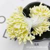 Flor de Malte Coreana para DIY, Acessórios de Estilo Antigo para Cabeça, Estames de Flor Foscos, Flores Feitas à Mão, Núcleo de Flor de Rosa Simulada