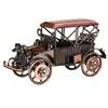 Modelo de Coche Clásico Retro Nostálgico Creativo Adornos de Escritorio Sala de Estar Armario de Vino Armario de TV Manualidades Decorativas Arte de Hierro