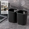 Lixeira Estilo Luxo Leve para Uso Doméstico, Tamanho Grande para Sala de Estar, Cozinha, Quarto, Banheiro, Escritório, Dormitório Estudantil, Lixeira Portátil