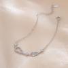 Pulseira de cabaça Jin Hongyu nova feminina prata esterlina design nicho pulseira de temperamento micro cravejada zircônia joias ins atacado
