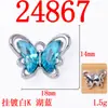 Accesorios de Joyería de Aleación Material para Bricolaje Estilo Barroco con Colgante de Lazo de Diamante Accesorios de Aleación al por Mayor