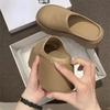 Sandalias de Verano con Plataforma de Malla para Mujer 2025 Nuevas Huecas Súper Populares Retro de Caña Alta Antideslizantes Baotou Medias Zapatillas