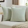 Almofada Decorativa de Chenille com Padrão Nórdico Moderno Retrô para Sofá de Sala de Estar, Almofada Vintage para Quarto de Modelo e Hotel, Capa de Almofada de Alta Qualidade