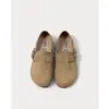 Mismo estilo Sanxi ~ Zapatos Boken todo incluido para mujer 2023 nuevos zapatos Boken de pesca de un solo color slip-on retro de algodón