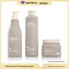 Frasco de Shampoo Redondo de 500ml com Ombro Arredondado, Pote de Pomada de Boca Larga com 89 Dentes, Frasco de Shampoo com Bomba de Pressão de 28 Dentes com Ombro Encolhido