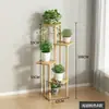 Estante de balcón de múltiples capas para macetas de flores de interior para el hogar de pie simple para plantas verdes suculentas soporte de maceta de flores de lujo