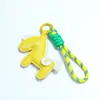 Huayang Tiene Inmediatamente Lanyard para Teléfono de Cartera Versátil Cuero Caballo Pequeño Coche Llavero Colgante Accesorios de Equipaje Exquisito
