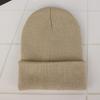 Gorro Fluorescente Aguja Plana Comercio Exterior Popular Europeo y Americano Gorro Puntiagudo Tejido de Lana para Hombres y Mujeres Otoño e Invierno Gorro Coreano de Deseo