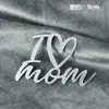 Decoración de pastel hermosa para el Día de la Madre 2025 tarjeta acrílica de amor mamá tarjeta de hada madre amor enchufe