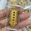 Shuibeike Mesmo Estilo Ouro Puro 2mg Riqueza Princesa Por Favor Fique Rica Riqueza Adesivo de Celular Presente Promocional Atacado