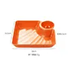 Plato Cuadrado de Empanadillas de Alto Valor Plato Japonés Creativo Tienda de Snacks con Plato para Vinagre Plato de Plástico Bandeja Doméstica para Dim Sum