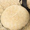 Novo Britânico Retro Shallow Top Palha Aba Top Hat Palco Feminino Show Praia Proteção Solar e Guarda-sol Strap Chapéu de Palha
