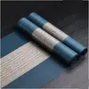 Nuevo Camino de Mesa Chino Manteles Individuales Mesa de Café Mantel Juego de Té Zen Esterilla de Té Impermeable Mesa de Comedor Mesa de Té Tela Larga de Lujo Ligero Gama Alta