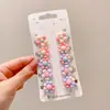 2025 Nuevo Pasador de Flor de Cerezo para Niña Linda Pinza para Flequillo Lateral Accesorios para Cabello Roto Infantil Dulce Adorno para la Cabeza