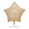 Versão Americana 32 polegadas 40 polegadas Balões de Folha com Números Grandes Cor Creme Cor Caramelo Conjunto de Decoração para Festa de Aniversário