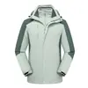 Ropa de Carga para Exteriores Tres en Uno Mono de Dos Piezas para Hombres y Mujeres Chaqueta Gruesa Cálida de Forro Polar