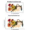 Transfronterizo Amazon Comercio Exterior Taza de Té de Flores Diseño Pegatinas Decoración Habitación Familiar Dormitorio Embellecer Pegatinas de Pared