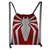 Nueva Bolsa de Almacenamiento Cruzada de Poliéster con Cordón de Marvel Spider-Man Mochila con Cordón de Gran Capacidad Fabricante Venta al por Mayor