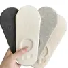 Calcetines de malla tipo barco para mujer, antideslizantes, invisibles (no se ven), 100% algodón, transpirables, calcetines finos de verano, calcetines invisibles de corte bajo para mujer en verano