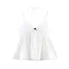 U Estilo Europeo y Americano Transfronterizo 2026 Nueva Moda Elegante Amazon Ropa para Mujer al por Mayor Camisola de Encaje Bordado con Cuello Halter