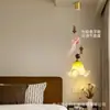 Nueva Lámpara Colgante Retro de Protección Ocular para Dormitorio Mesita de Noche Estilo Japonés Wabi-Sabi Barra de Bar Nicho Mostrador de Restaurante Vestíbulo Luz de Techo