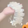 Doce Faixa de Cabelo de Renda Floral com Amarração para Meninas, Uso Diário, Festa de Primeiro Aniversário, Adereços para Fotos, Acessório de Cabeça de Bebê de Renda Estilo Fada