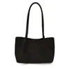 Bolsa tote de gran capacidad, colección otoño 2026, con un diseño único de estilo coreano, patrón tejido retro y un aspecto moderno y chic para mujer