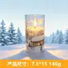 Velas electrónicas LED navideñas, luces de ambiente de simulación para fiestas, decoraciones de boda, luces nocturnas para exteriores controladas por control remoto, hechas a medida