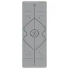 Tapete de Yoga de Borracha PU Doméstico Inodoro Transfronteiriço para Interior Tapete Esportivo de Fitness Espessado Antiderrapante Tapete de Luxo Tapete Profissional para Piso