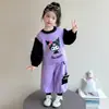 Conjunto Kuromi para Niñas 2026 Primavera/Otoño Elegante a la Moda Ropa Casual para Bebé Sudadera Ropa de Otoño Conjunto de Dos Piezas de Moda