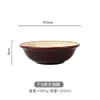 Recomendado ~ Personalidad Creativa Horno Esmalte Copo de Nieve Tazón de Verduras Retro Japonés Hogar Cerámica Horno Tazón de Cara Ligeramente Defectuoso