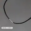 Cadena Clavícula de Cuerda de Cuero Encerado Mejorada Cadena Amuleto Buda Tailandés Cadena Colgante Thangka Cadena Patrón Cáñamo para Hombres y Mujeres Parejas