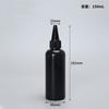300ML 60ML 100ML 250ML 1000ML preto escuro garrafa de tinta garrafa de plástico agulha garrafa