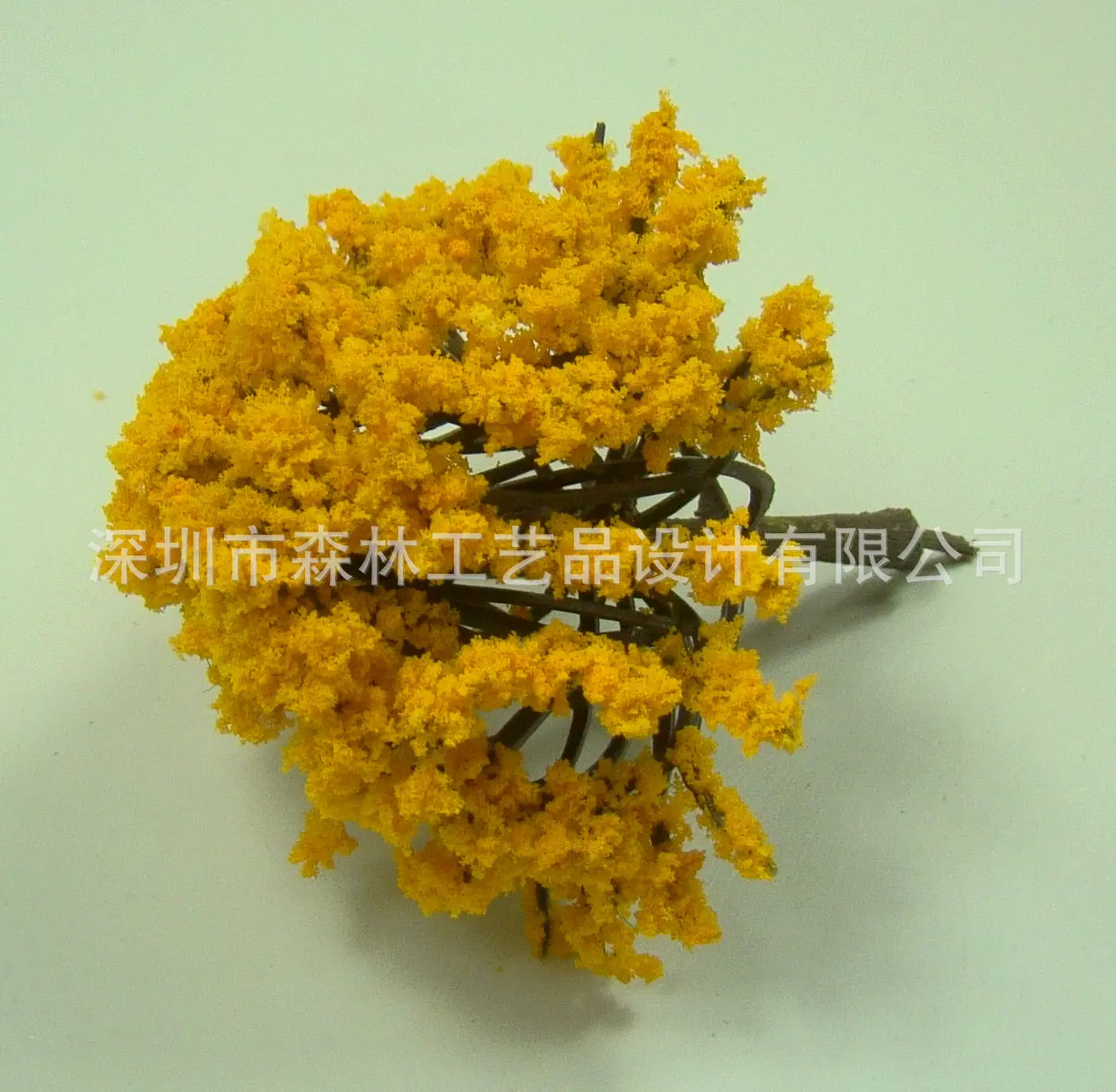 半圆球树-纯橙-4