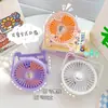 Nuevo ventilador pequeño USB recargable para escritorio, batería de litio, 4 velocidades de viento, ventilador eléctrico, ventilador pequeño de escritorio para dormitorio de estudiante