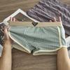 Pantalones Cortos de Boxeador Estampados a Cuadros de Algodón Puro para Hombre, Talla Grande, Holgados y Transpirables, Shorts Deportivos de Cuatro Esquinas, Shorts para el Hogar Juveniles, Estilo Popular