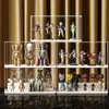 Rack de Exibição para Armazenamento de Caixas Surpresa Acrílico Alta Transparência à Prova de Poeira Gabinete de Exibição para Enfeites de Figuras Lego Caixa de Armazenamento Bubble Mart
