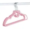 Percha de Plástico para Ropa con Lazo Lindo para el Hogar Antideslizante Sin Marca Protector de Ropa Tendedero Dormitorio Hogar Armario Almacenamiento Percha de Ropa