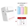 Mini impresora portátil de gran oferta transfronteriza, inalámbrica, conectable a teléfono móvil, pequeña impresora fotográfica adhesiva para el hogar.