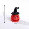 Atravessando Fronteiras Novo Produto Halloween Crânio Luminoso Abóbora Casa Assombrada Micro Paisagem DIY Acessórios de Decoração Mini Pequenos Enfeites