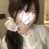 Goma para el pelo con borde de encaje y estilo femenino, Goma de pelo de alta elasticidad, Lindo accesorio para el pelo estilo coreano para moño o cola de caballo