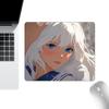 Alfombrilla de Ratón Pequeña Personaje de Anime Juego E-Sports Almohadilla de Escritorio Uso de Oficina Bidimensional Almohadilla para Teclado de Computadora Resistente al Desgaste y Engrosada