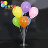 Soporte de exhibición flotante para mesa de globos, decoración para fiestas de cumpleaños y bodas, soporte de base de columna flotante transparente para mesa