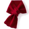 Cachecol de Cashmere Feminino 100% Cashmere Puro Cor Sólida Versátil Moderno Simples Malha Trançada Aquecedor de Pescoço Verde Claro