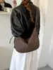 Bolso elegante con estampado de leopardo para mujer 2026 nuevo de moda versión coreana estilo universitario bolsa de mano bolso de mano de gran capacidad informal bolso de hombro