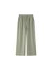 Verano Nuevo Estilo Coreano Perezoso Rayado Seda de Hielo Pantalones de Pierna Ancha Frescos Caída Sueltos Adelgazantes Cómodos Pantalones Largos para Mujer