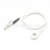Cable de Fisioterapia con Hebilla Macho de Electrodo Personalizado de 4.0 mm, Cable de Hebilla de Electrodo a Pinza de Cocodrilo, Cable de Pinza de Cocodrilo