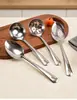 Utensílios de Cozinha Domésticos de Aço Inoxidável, Resistentes a Altas Temperaturas e à Prova de Ferrugem, Espátula, Concha de Sopa, Escumadeira, Ferramentas de Cozinha Multifuncionais